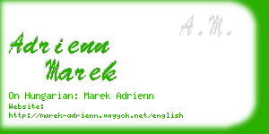 adrienn marek business card